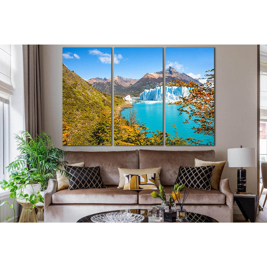 Glacier Perito Moreno In Patagonia №SL1332 Ready to Hang Canvas Print - Zellart Canvas Prints 0new, ALL_Products, Glacials