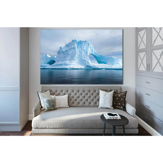 Glaciers And The Icebergs №SL1302 Ready to Hang Canvas Print - Zellart Canvas Prints 0new, ALL_Products, Glacials