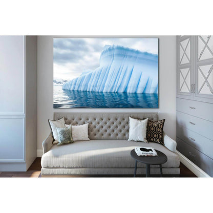 Glaciers And The Icebergs №SL1327 Ready to Hang Canvas Print - Zellart Canvas Prints 0new, ALL_Products, Glacials