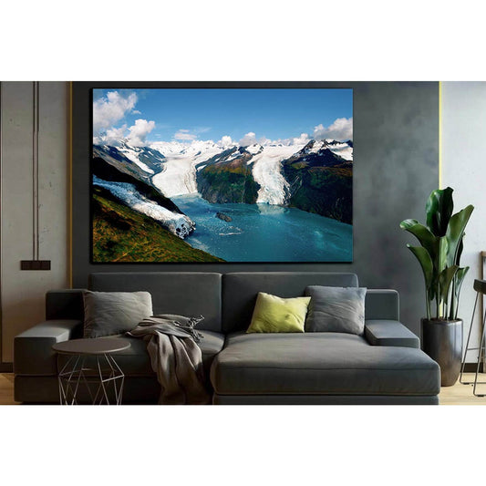 Glaciers №SL1329 Ready to Hang Canvas Print - Zellart Canvas Prints 0new, ALL_Products, Glacials