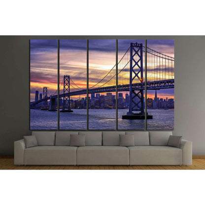Golden Gate Bridge №1110 Ready to Hang Canvas Print - Zellart Canvas Prints ALL_Products, s-1110