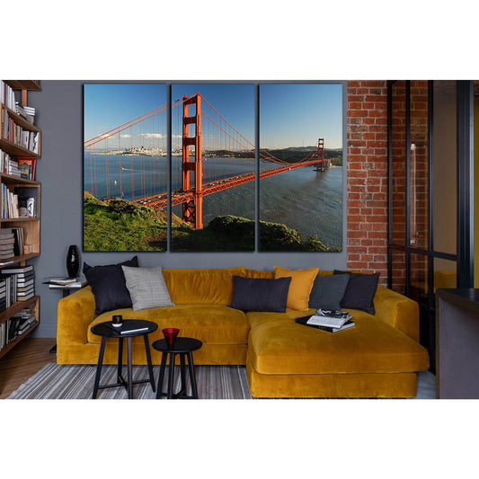 Golden Gate Bridge San Francisco №SL1091 Ready to Hang Canvas Print - Zellart Canvas Prints 0new, ALL_Products, Bridges Wall Art