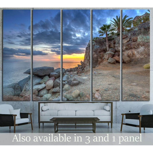 Gran Canaria island, Spain №3160 Ready to Hang Canvas Print - Zellart Canvas Prints ALL_Products, s-3160