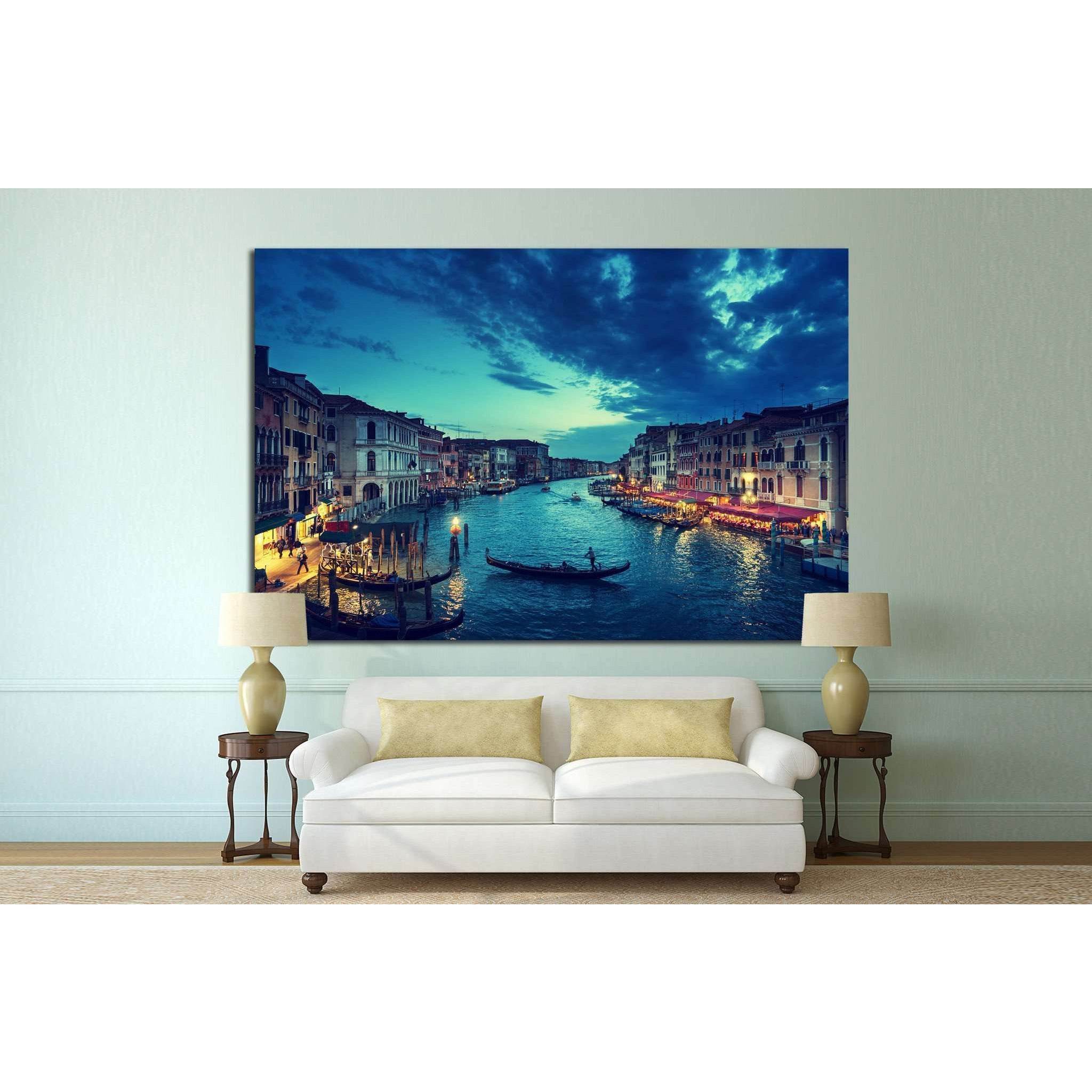Grand Canal, Venice, Italy №798 Ready to Hang Canvas Print