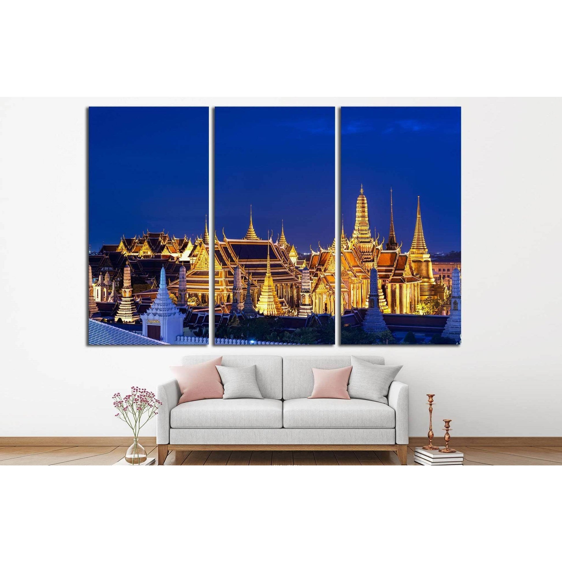 Grand palace, bangkok, Thailand №813 Ready to Hang Canvas PrintCanvas art arrives ready to hang, with hanging accessories included and no additional framing required. Every canvas print is hand-crafted, made on-demand at our workshop and expertly stretche