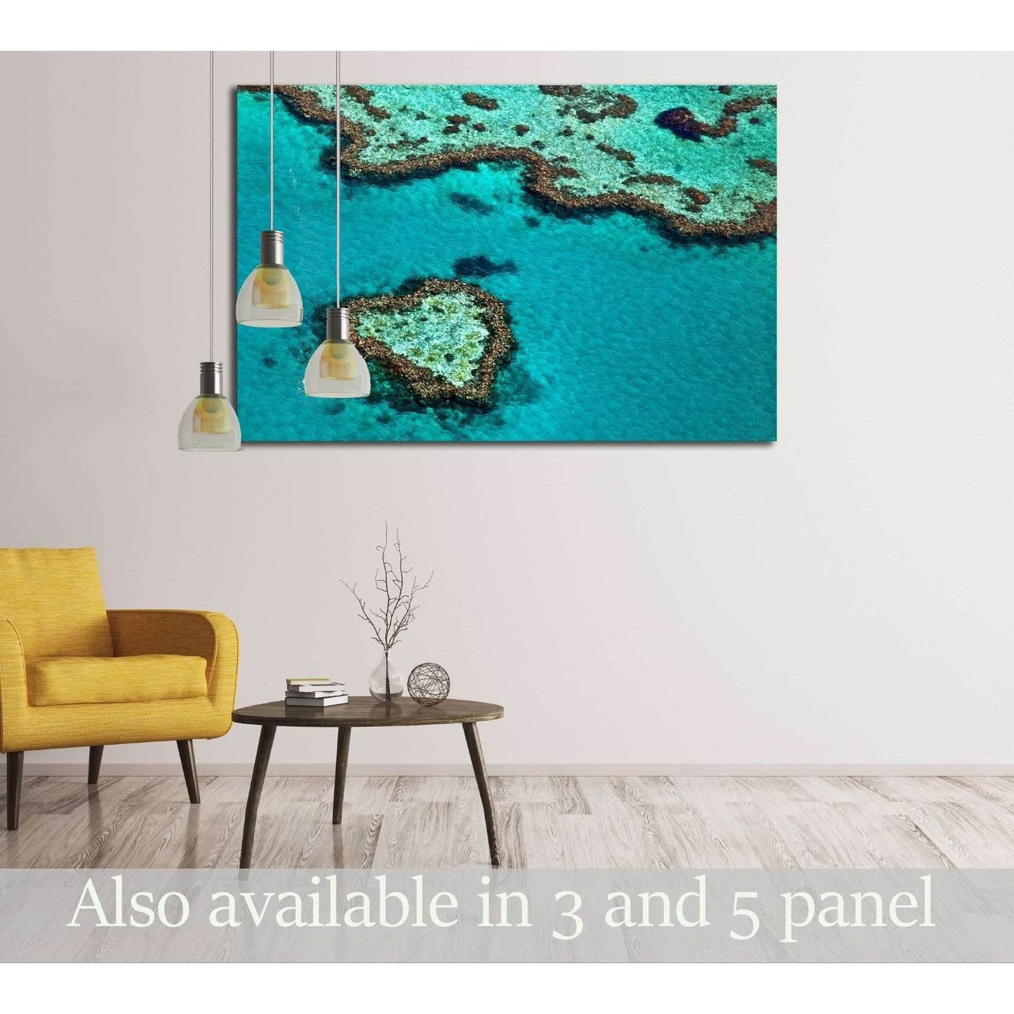 Great Barrier Reef Australia №2850 Ready to Hang Canvas Print - Zellart Canvas Prints ALL_Products, s-2850