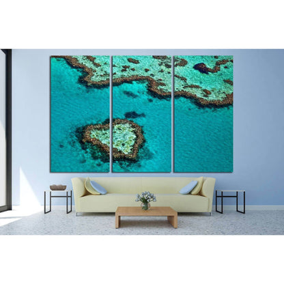 Great Barrier Reef Australia №2850 Ready to Hang Canvas Print - Zellart Canvas Prints ALL_Products, s-2850