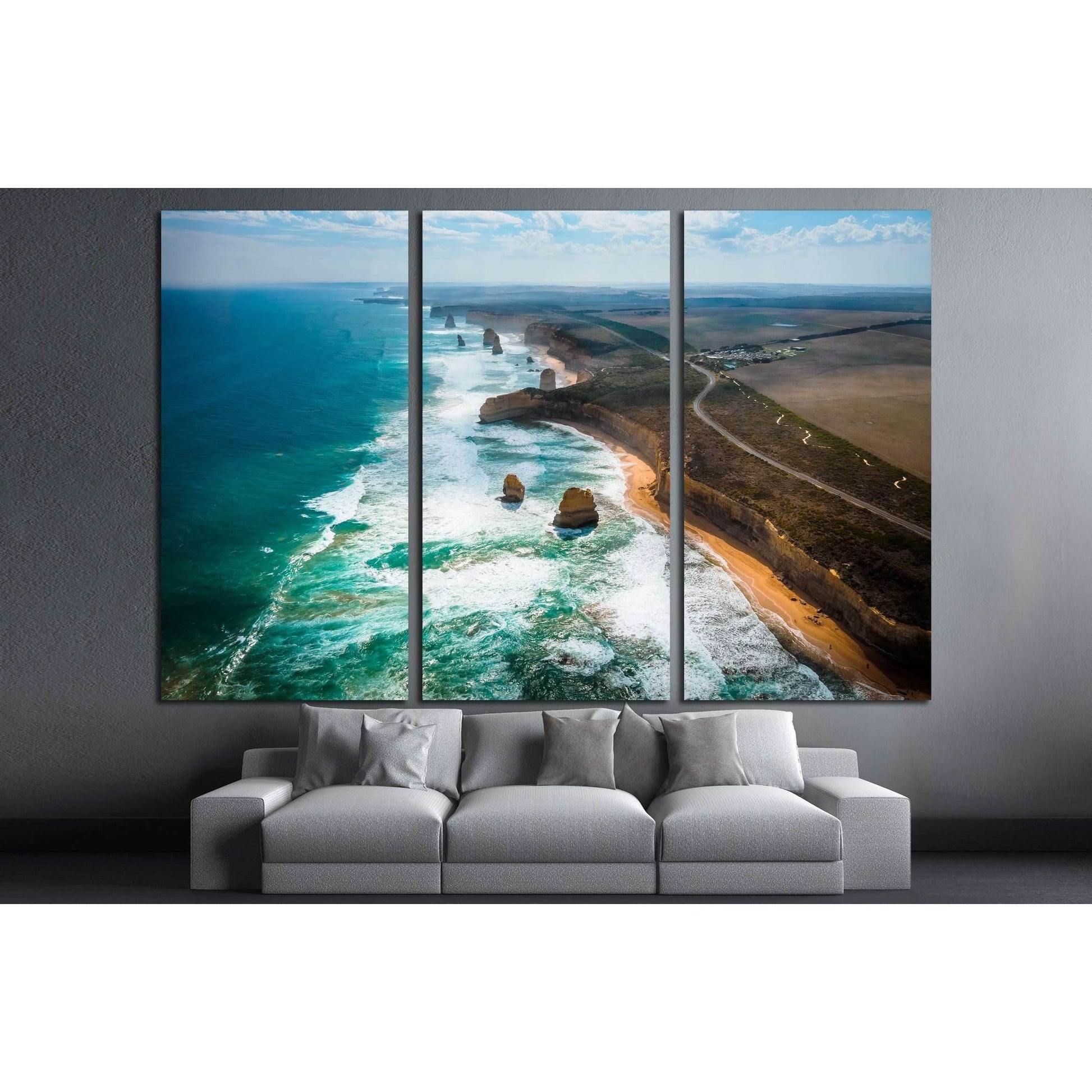 Great Ocean Road in Victoria, Australia №3186 Ready to Hang Canvas PrintCanvas art arrives ready to hang, with hanging accessories included and no additional framing required. Every canvas print is hand-crafted, made on-demand at our workshop and expertly