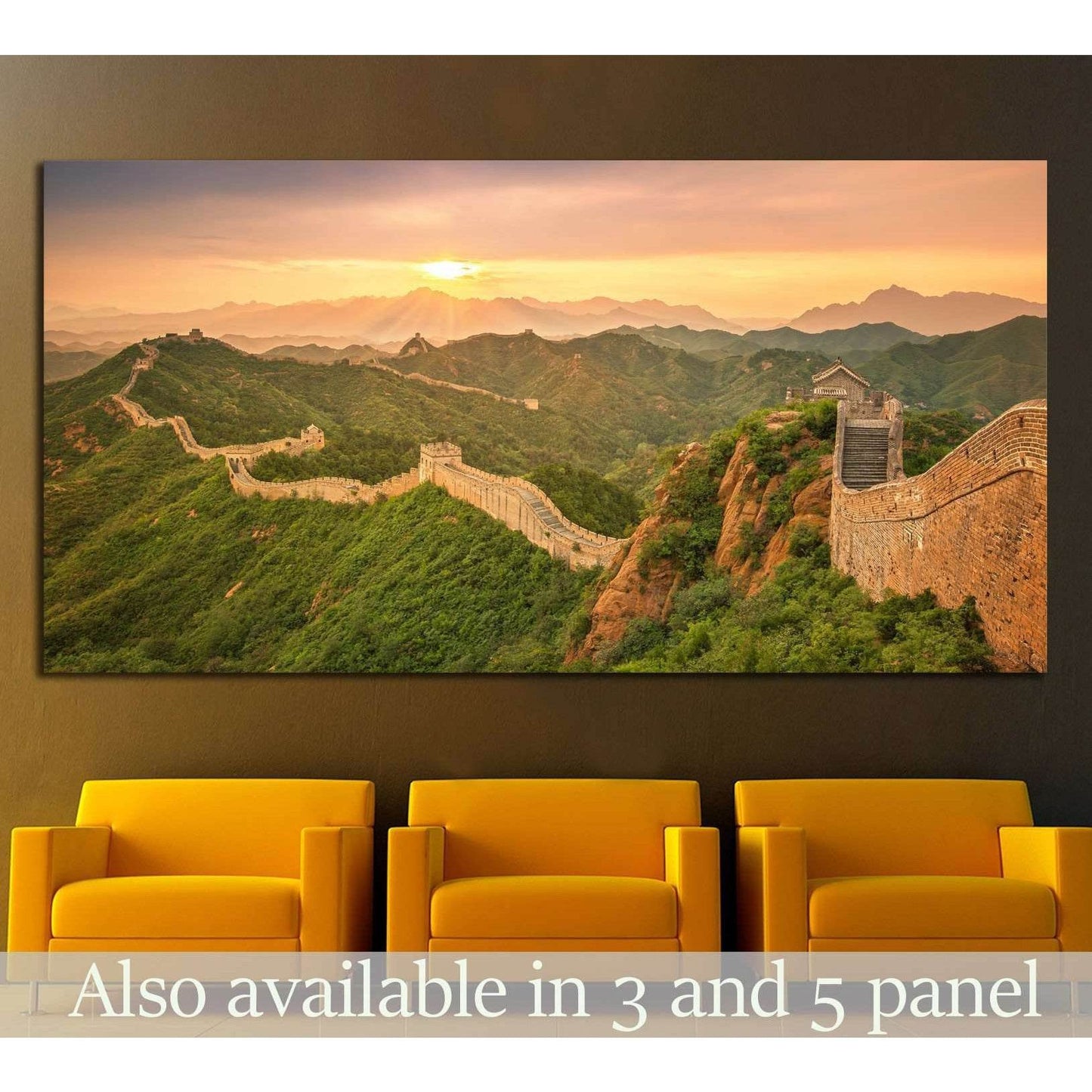 great Wall of China №874 Ready to Hang Canvas Print - Zellart Canvas Prints ALL_Products, s-874