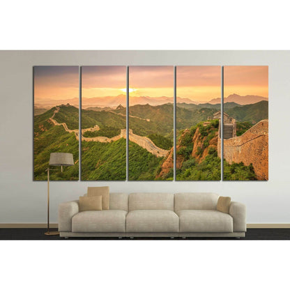 great Wall of China №874 Ready to Hang Canvas Print - Zellart Canvas Prints ALL_Products, s-874