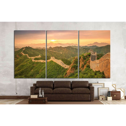 great Wall of China №874 Ready to Hang Canvas Print - Zellart Canvas Prints ALL_Products, s-874
