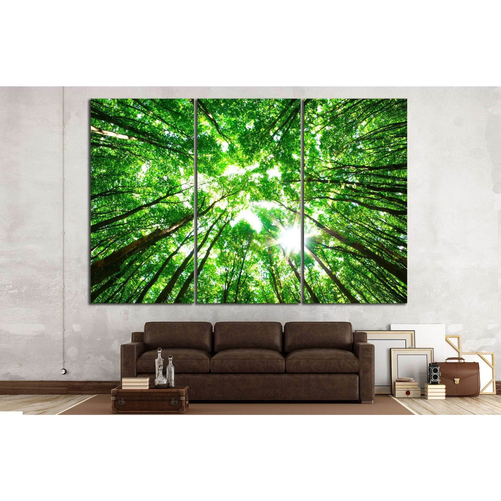 green forest №618 Ready to Hang Canvas Print - Zellart Canvas Prints ALL_Products, s-618