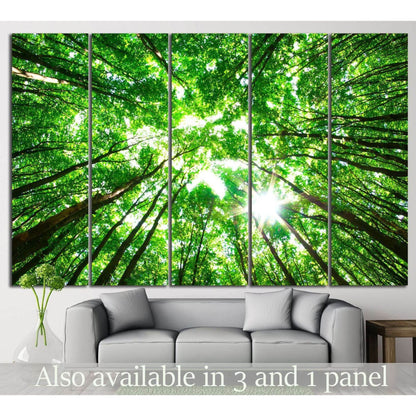 green forest №618 Ready to Hang Canvas Print - Zellart Canvas Prints ALL_Products, s-618