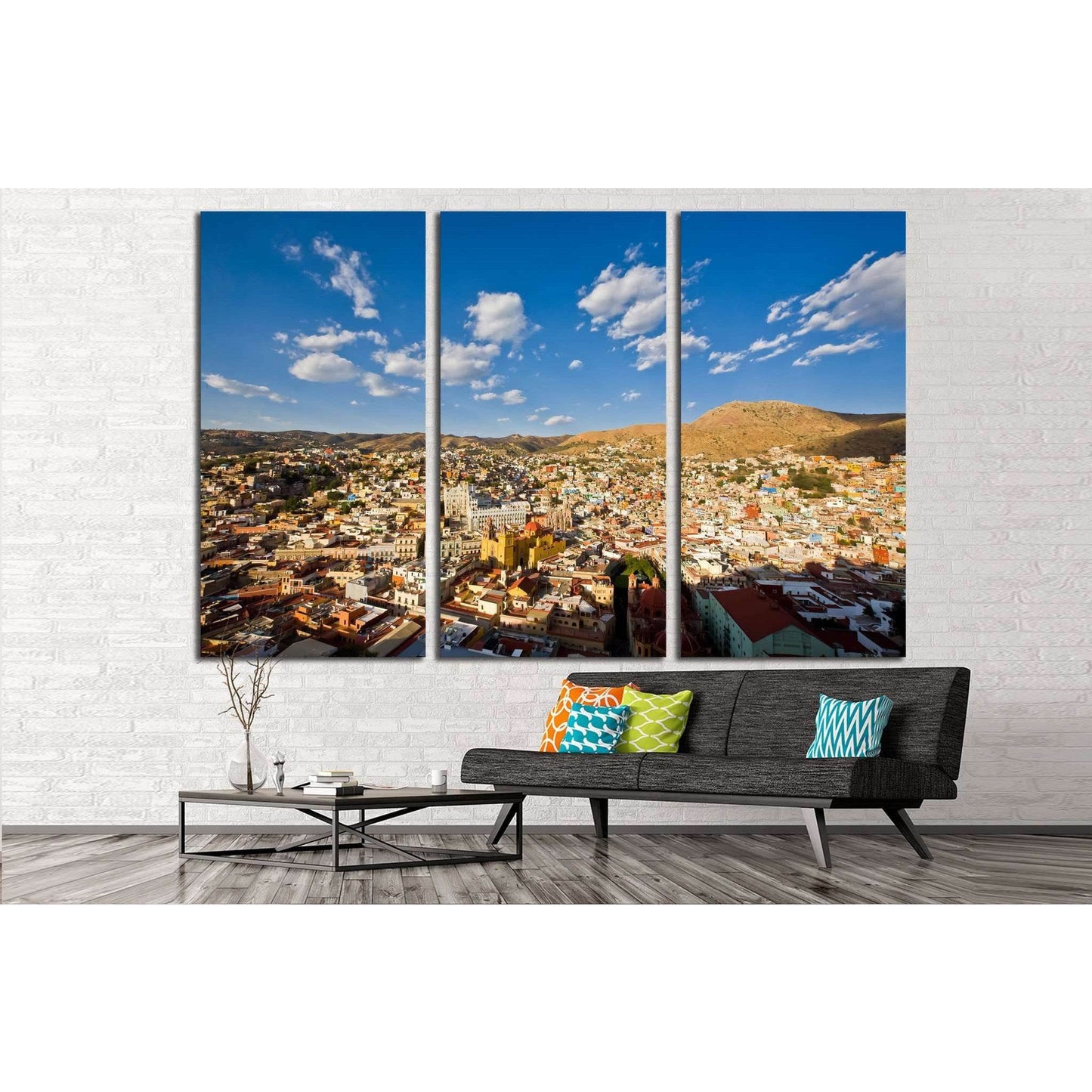 Guanajuato city, Mexico №1162 Ready to Hang Canvas Print - Zellart Canvas Prints ALL_Products, s-1162
