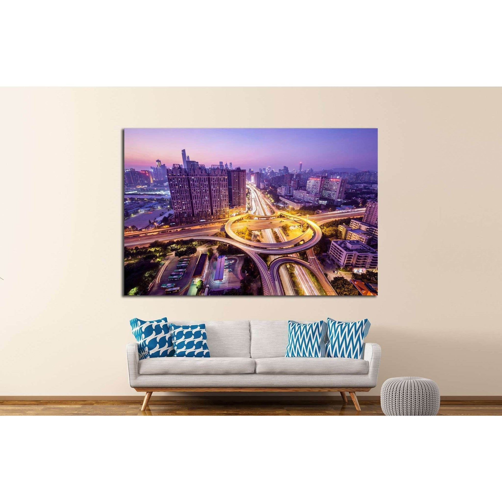 Guangzhou at night №1250 Ready to Hang Canvas PrintCanvas art arrives ready to hang, with hanging accessories included and no additional framing required. Every canvas print is hand-crafted, made on-demand at our workshop and expertly stretched around 100