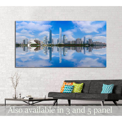 Guangzhou beautiful city scenery №2401 Ready to Hang Canvas Print - Zellart Canvas Prints ALL_Products, s-2401