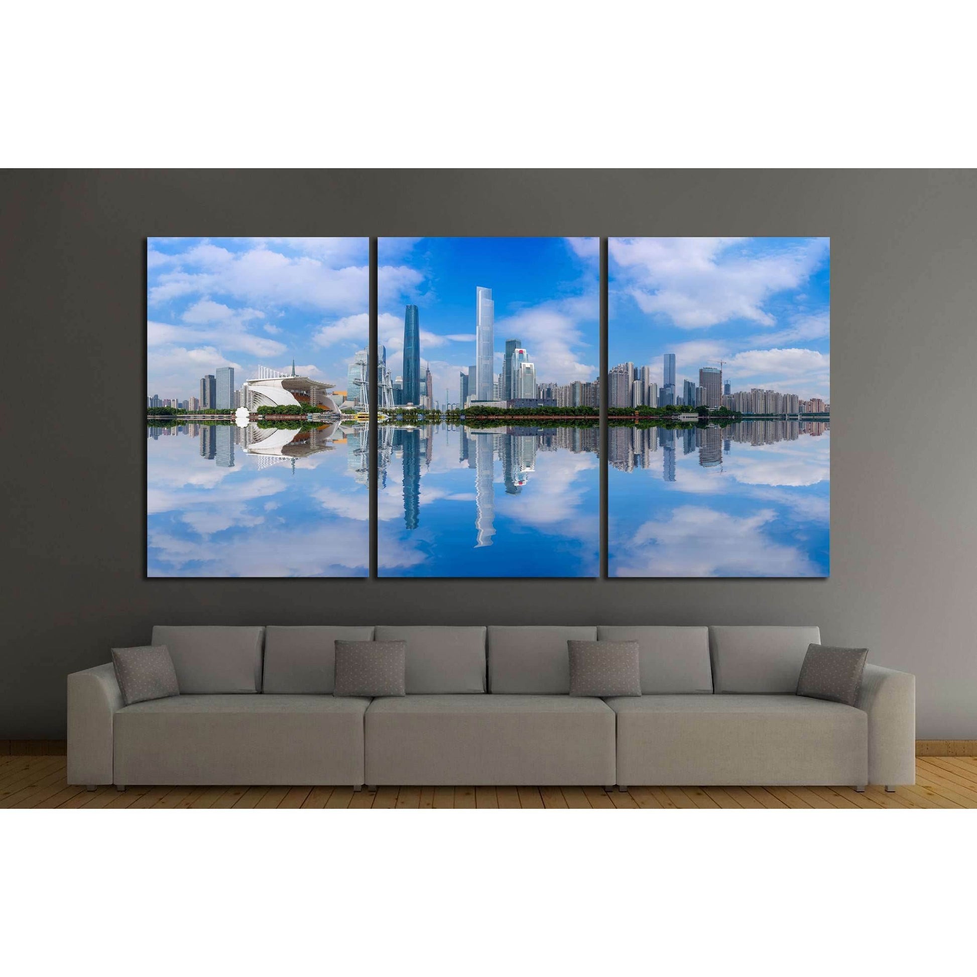 Guangzhou beautiful city scenery №2401 Ready to Hang Canvas Print - Zellart Canvas Prints ALL_Products, s-2401