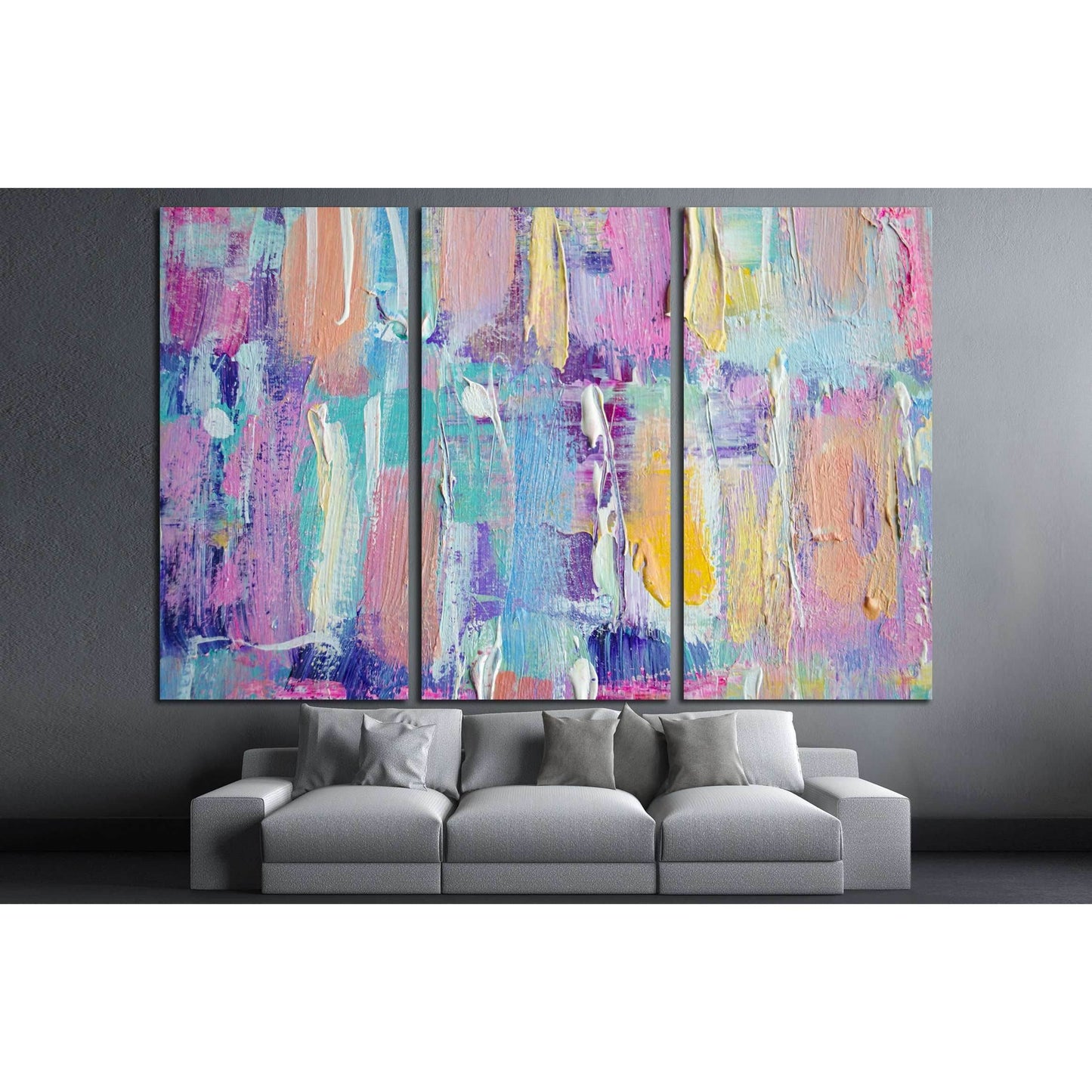 Hand drawn acrylic painting. Abstract art background. №2873 Ready to Hang Canvas PrintCanvas art arrives ready to hang, with hanging accessories included and no additional framing required. Every canvas print is hand-crafted, made on-demand at our worksho