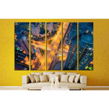 Hanoi cityscape, intersection Pham Hung - Duong Dinh Nghe, Vietnam №1555 Ready to Hang Canvas Print