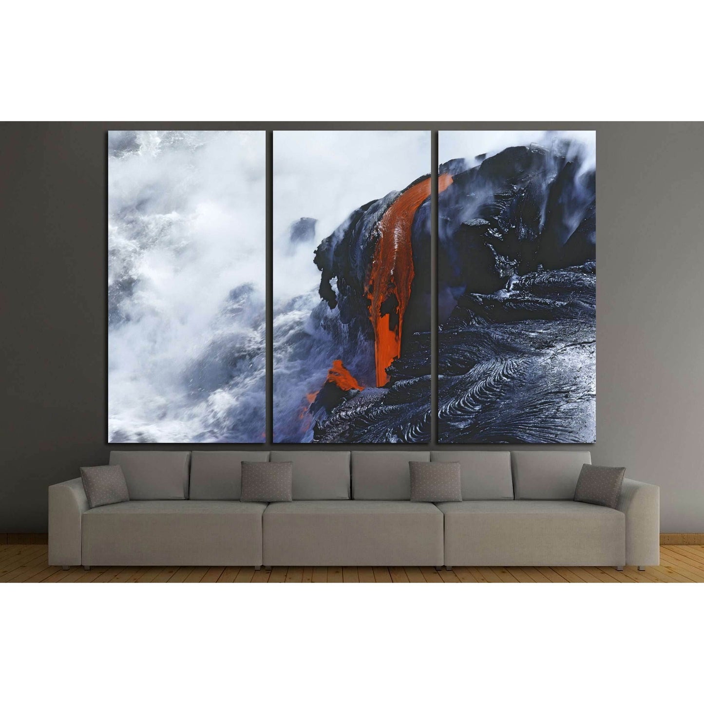 Hawaii, Big Island, Volcanos National Park №3187 Ready to Hang Canvas Print - Zellart Canvas Prints ALL_Products, s-3187