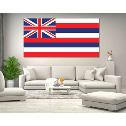 Hawaii Flag №829 Ready to Hang Canvas Print - Zellart Canvas Prints ALL_Products, z-829