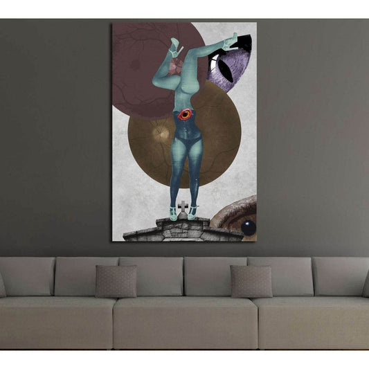 he definitely knows by now (Eugenia Loli) №3400 Ready to Hang Canvas Print - Zellart Canvas Prints ALL_Products, s-3400