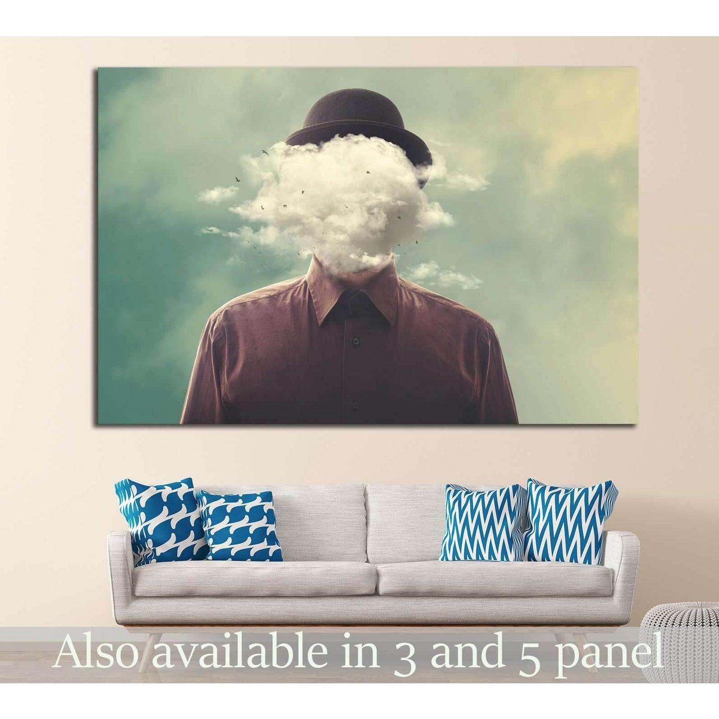 head in the clouds №1087 Ready to Hang Canvas PrintCanvas art arrives ready to hang, with hanging accessories included and no additional framing required. Every canvas print is hand-crafted, made on-demand at our workshop and expertly stretched around 100