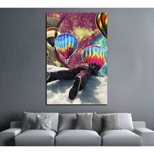 help is on the way (Eugenia Loli) №3401 Ready to Hang Canvas Print - Zellart Canvas Prints ALL_Products, s-3401