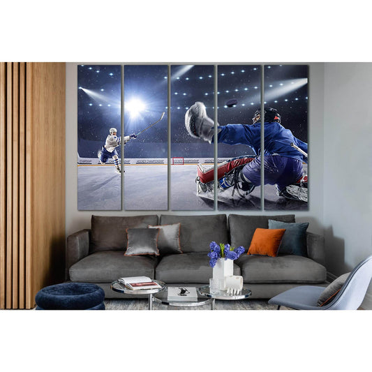 Hockey Game For Fearless Men №SL930 Ready to Hang Canvas Print - Zellart Canvas Prints 0new, ALL_Products, Sports & Motivation