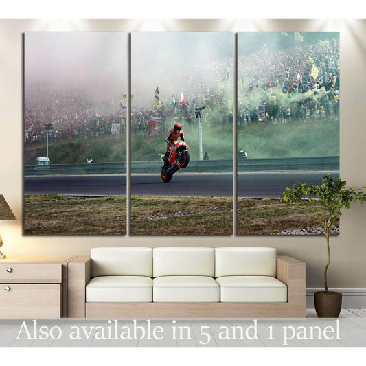 Sportbike Ready to Hang Canvas Print, Sport Bike Wall Art №157 Ready to Hang Canvas PrintCanvas art arrives ready to hang, with hanging accessories included and no additional framing required. Every canvas print is hand-crafted, made on-demand at our work