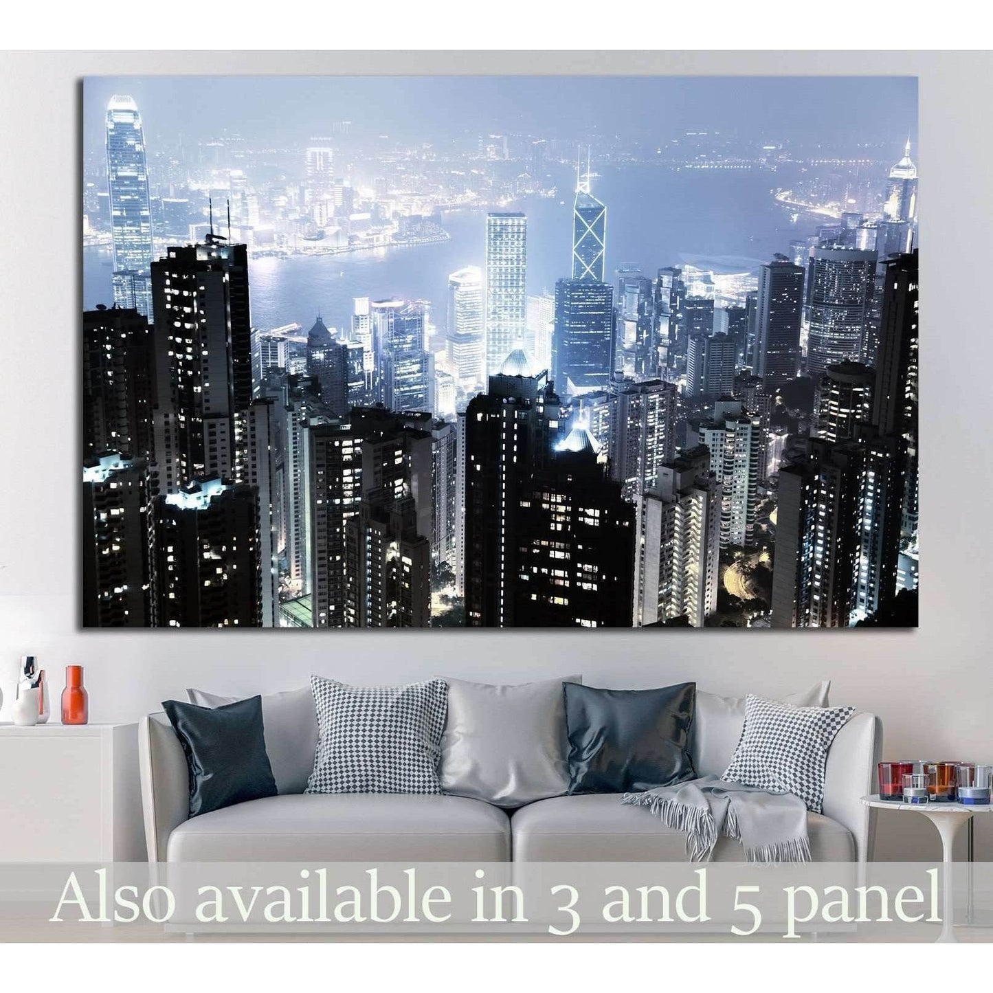 Hong Kong №766 Ready to Hang Canvas Print - Zellart Canvas Prints ALL_Products, s-766