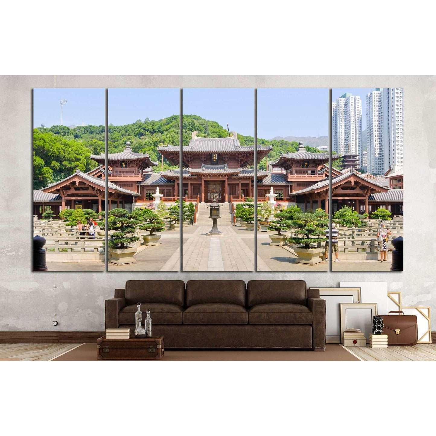 Hong Kong, China №799 Ready to Hang Canvas Print - Zellart Canvas Prints ALL_Products, s-799