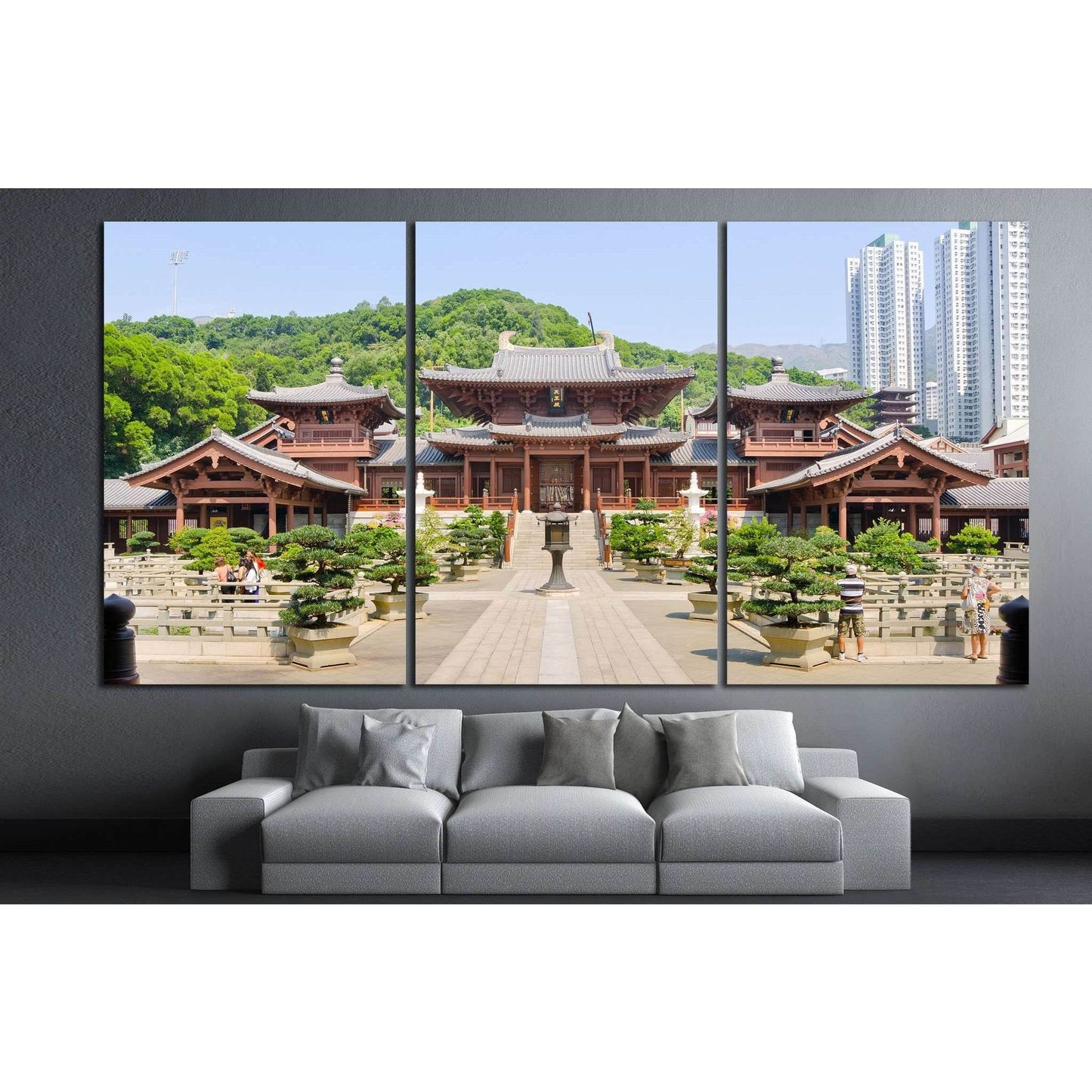 Hong Kong, China №799 Ready to Hang Canvas Print - Zellart Canvas Prints ALL_Products, s-799