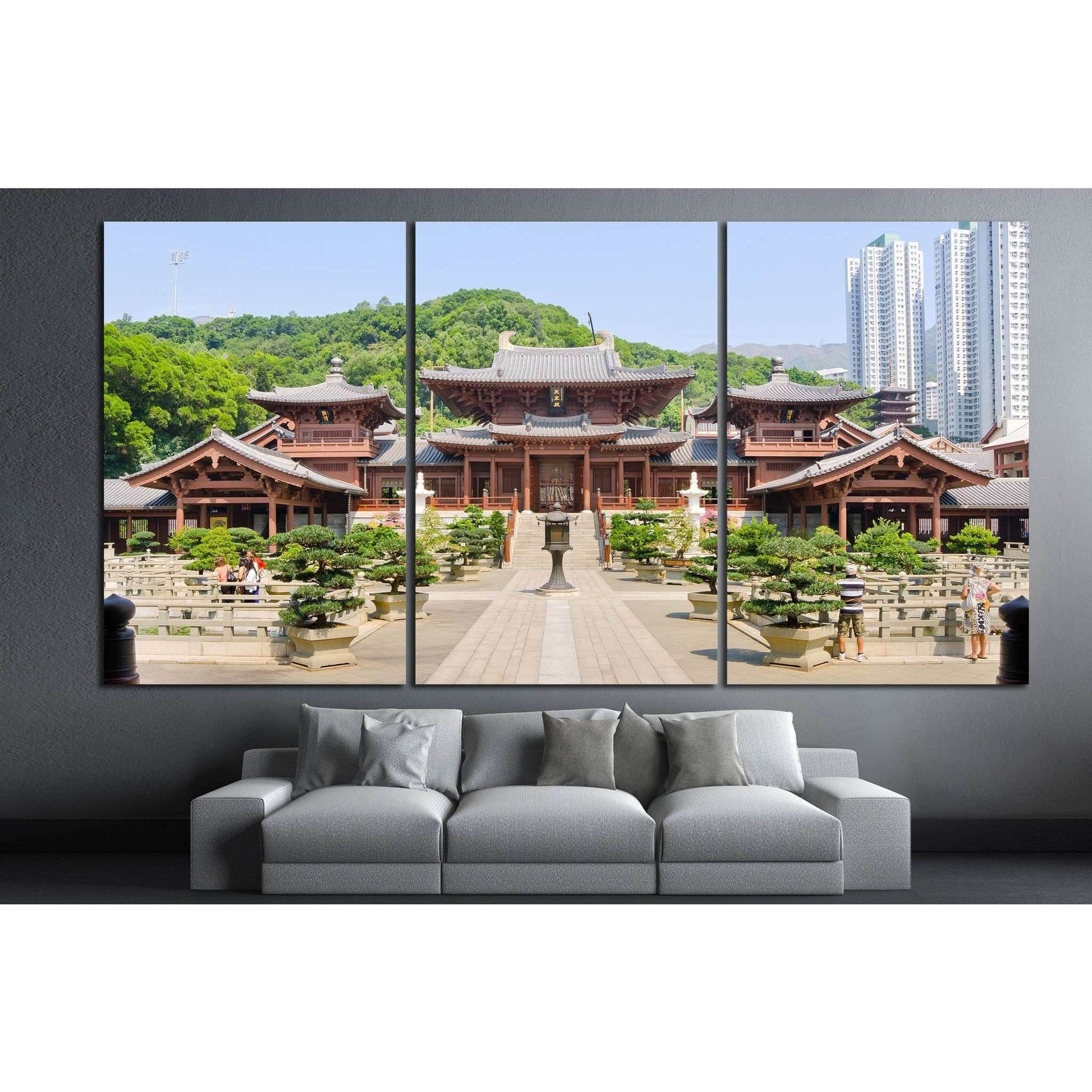 Hong Kong, China №799 Ready to Hang Canvas Print - Zellart Canvas Prints ALL_Products, s-799