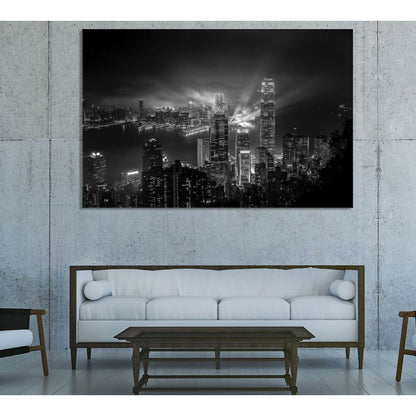 Hong Kong Cityscape №3014 Ready to Hang Canvas Print - Zellart Canvas Prints ALL_Products, z-3014