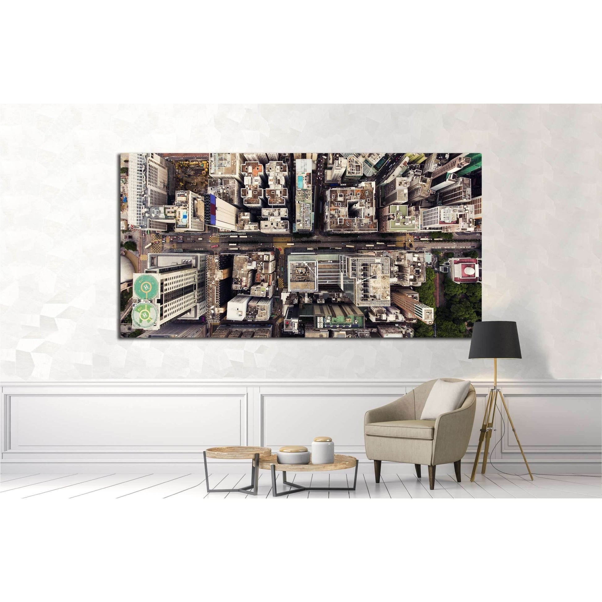 Hong Kong Global City with development buildings №1547 Ready to Hang Canvas PrintCanvas art arrives ready to hang, with hanging accessories included and no additional framing required. Every canvas print is hand-crafted, made on-demand at our workshop and