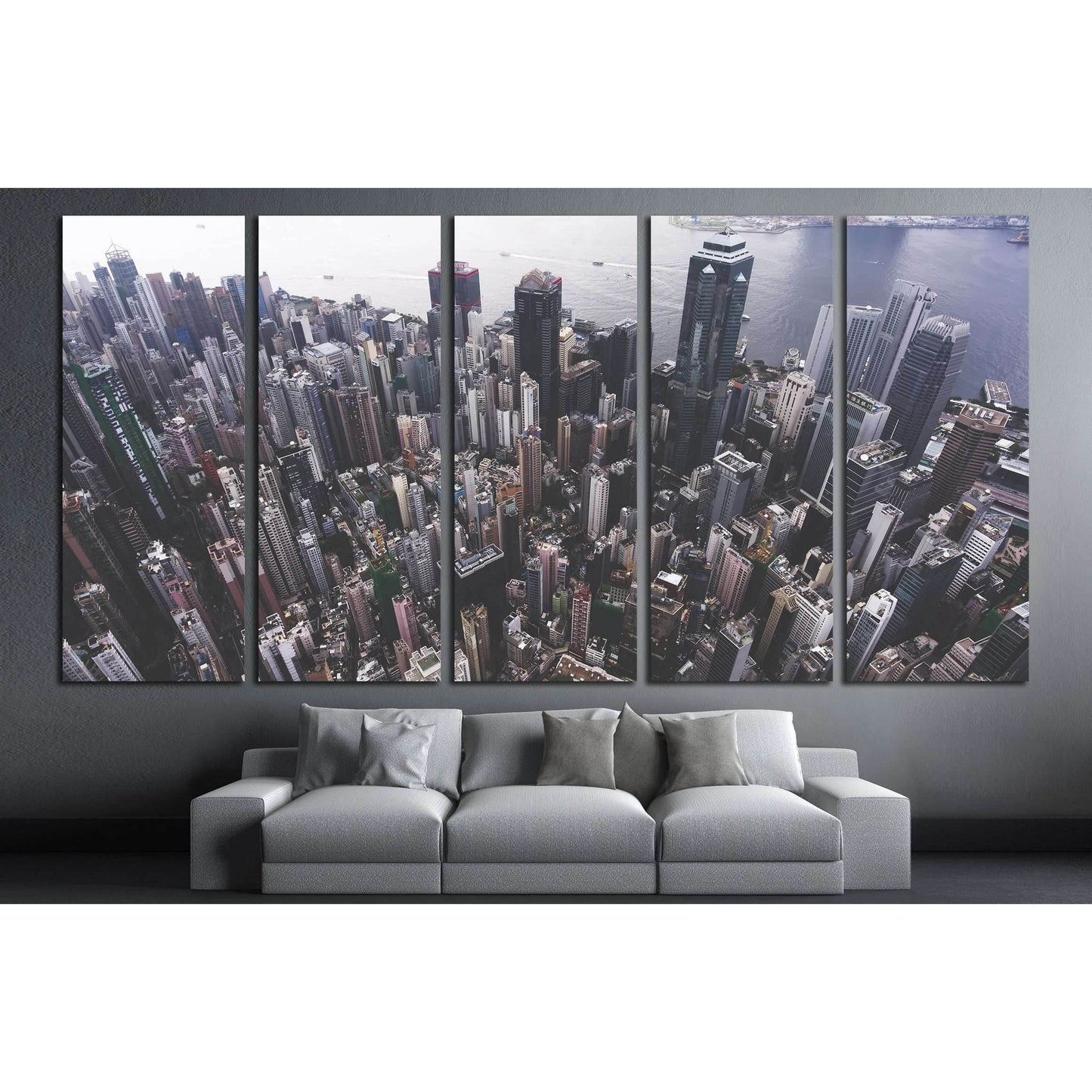 Hong Kong №2977 Ready to Hang Canvas PrintCanvas art arrives ready to hang, with hanging accessories included and no additional framing required. Every canvas print is hand-crafted, made on-demand at our workshop and expertly stretched around 100% North A