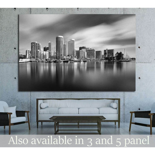 HONOLULU, HAWAII, Waikiki and Kahanamoku Lagoon №1750 Ready to Hang Canvas Print - Zellart Canvas Prints ALL_Products, s-1750