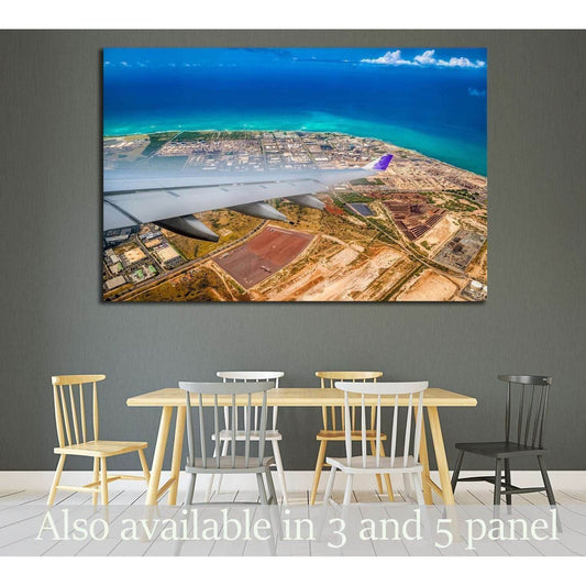 Honolulu International Airport. The plane №1784 Ready to Hang Canvas Print - Zellart Canvas Prints ALL_Products, s-1784