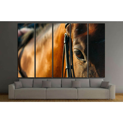 horse eye - soft focus with film filter №1854 Ready to Hang Canvas PrintCanvas art arrives ready to hang, with hanging accessories included and no additional framing required. Every canvas print is hand-crafted, made on-demand at our workshop and expertly