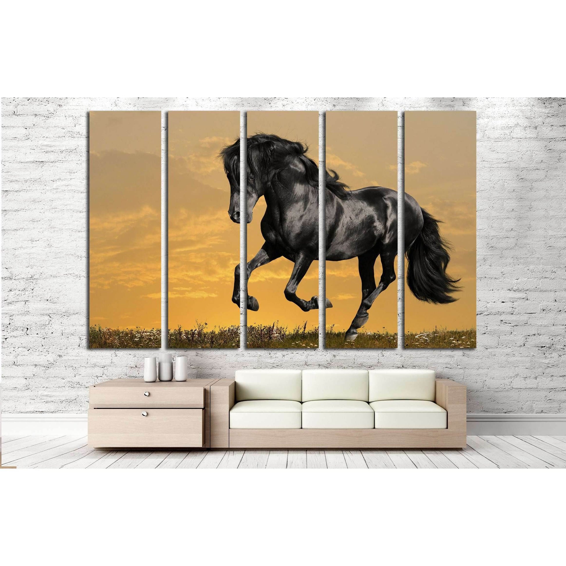 Horse home decor №5001 - Zellart Canvas Prints ALL_Products, Horses, s-5001