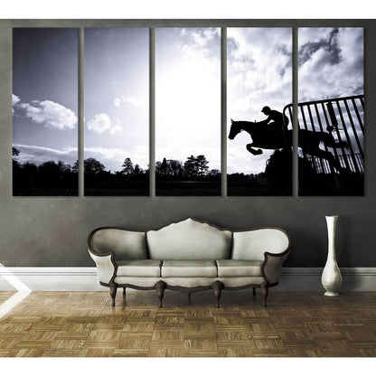 Horse Racing №650 Ready to Hang Canvas Print - Zellart Canvas Prints ALL_Products, autopostr_pinterest_65155, autopostr_pinterest_65157, autopostr_pinterest_65158, autopostr_pinterest_65160, Horses