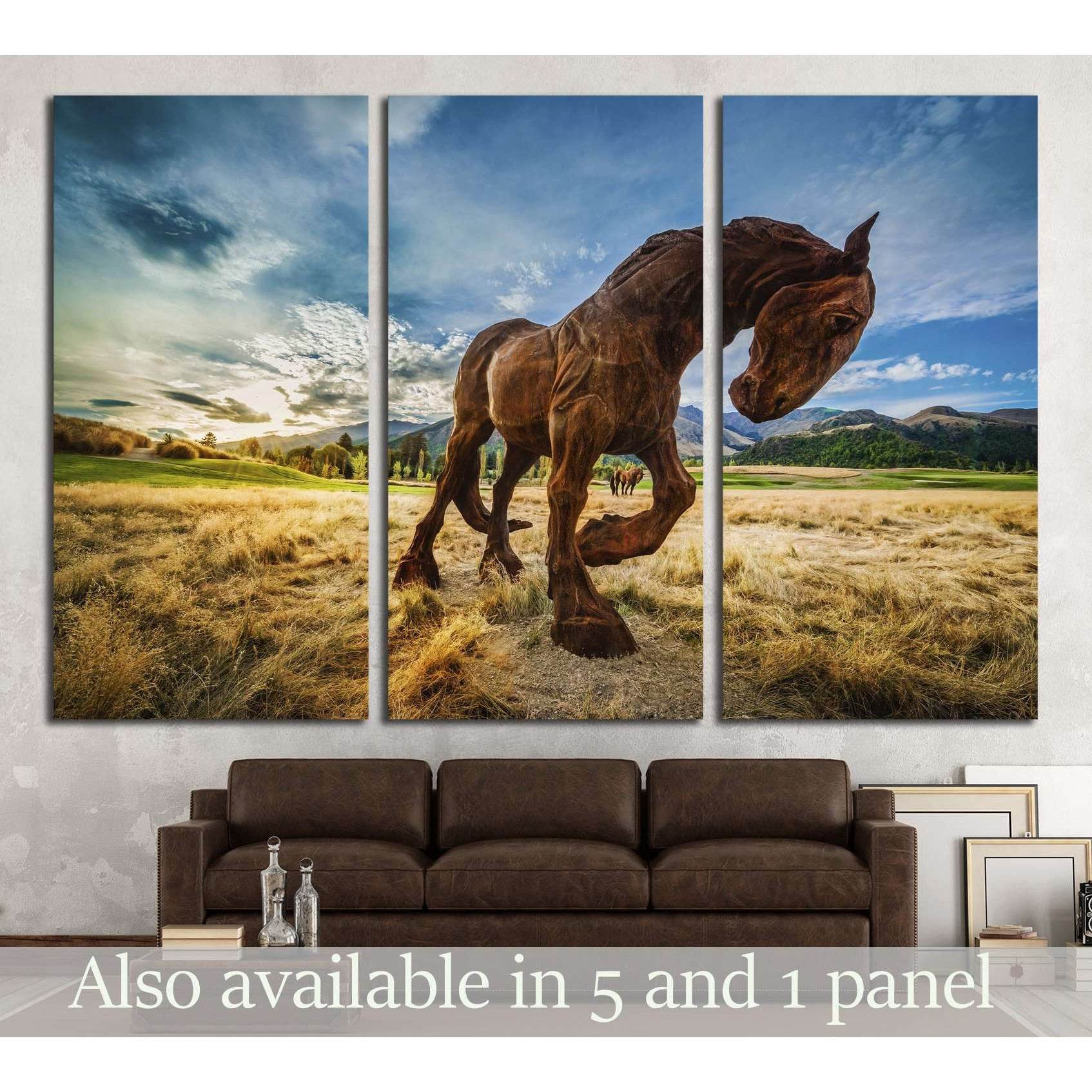 Horse Wall Art №5018 - Zellart Canvas Prints ALL_Products, Horses, s-5018