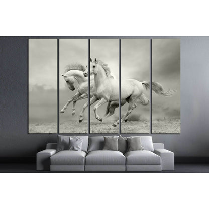horses in summer №2786 Ready to Hang Canvas PrintCanvas art arrives ready to hang, with hanging accessories included and no additional framing required. Every canvas print is hand-crafted, made on-demand at our workshop and expertly stretched around 100%