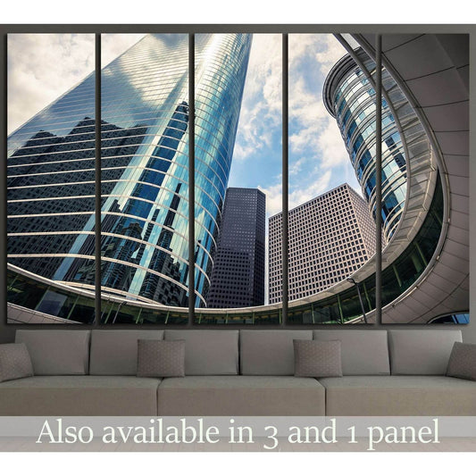 Houston, Texas skyscrapers №1000 Ready to Hang Canvas Print - Zellart Canvas Prints ALL_Products, s-1000