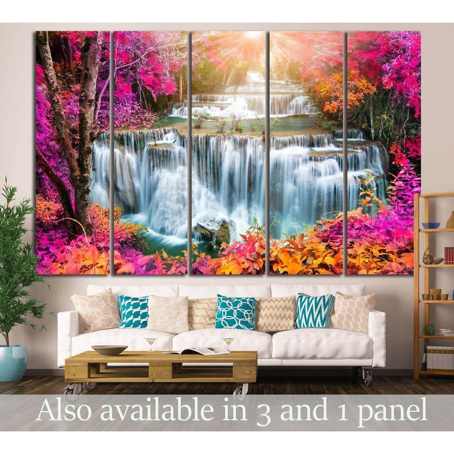 Huay Mae Kamin, Thailand №619 Ready to Hang Canvas PrintCanvas art arrives ready to hang, with hanging accessories included and no additional framing required. Every canvas print is hand-crafted, made on-demand at our workshop and expertly stretched aroun