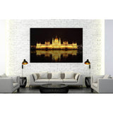 Hungarian Parliament Building №521 Ready to Hang Canvas Print