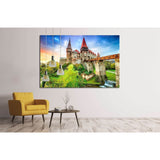 Hunyad Castle, Corvin's Castle, Hunedoara, Transylvania, Romania №1809 Ready to Hang Canvas Print