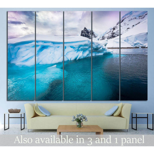 Iceberg in Antarctica. №602 Ready to Hang Canvas Print - Zellart Canvas Prints ALL_Products, s-602