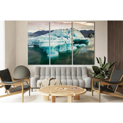 Iceland Big Iceberg №SL1321 Ready to Hang Canvas Print - Zellart Canvas Prints 0new, ALL_Products, Glacials